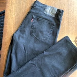 Levi's 34x34 slim straight leg black men's jeans